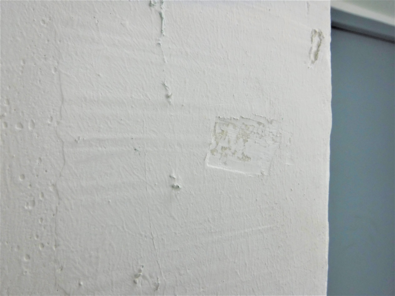 Reparaturstellen an Wänden, Überprüfung der Spachtelmassen auf Asbest